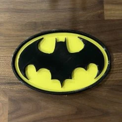SuperheroDIY 1989 Batman Chest Logo Emblem Batman Cosplay | Great For A Batman Chest Logo Or Collectible Display | 3D-printed Batman Costume Accessory