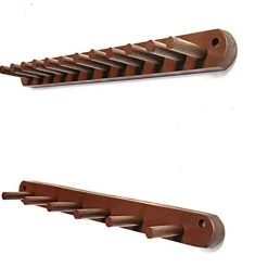 MWCSPORTS Two Piece Wood Wall Rack Holds Hats Caps Coats Keys Ties Dog Leash Great Way To Organize Closet, Entrance Way, And Many Other Places … -smitty shop 31Y1Rliu3RL 81751.1598801238