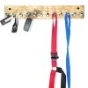 7, 12 Peg Distressed Wood Rack For Coat Key Hat And More