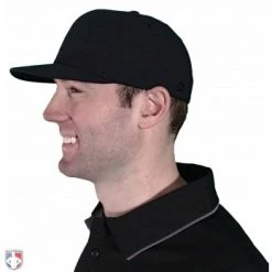 Richardson Umpire Caps Richardson Surge Fitted Base Umpire Cap - 6 Stitch -smitty shop 540 Richardson Surge Fitted Plate Base Umpire Cap 6 Stitch Worn Side View
