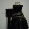 MWCSPORTS Full Size Baseball Combo Unit Bat Ball Glove Rack Display Black Wall Mount