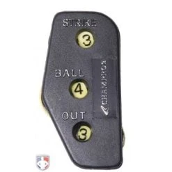 Champro Umpire Gear Champro 3-Dial Optic Yellow Plastic Umpire Indicator - 4/3/3 Count