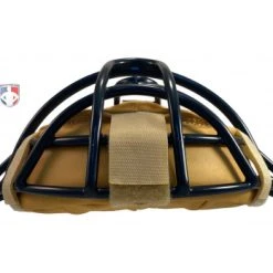 Wilson Umpire Gear Wilson Dyna-Lite Steel Umpire Mask With Doeskin -smitty shop A3009X DS Wilson Dyna Lite Steel Umpire Mask with Doeskin flat top