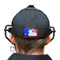 Wilson Umpire Gear Wilson Dyna-Lite Steel Umpire Mask With Memory Foam -smitty shop A3009X MEM Wilson Dyna Lite Steel Umpire Mask with Memory Foam worn reverse