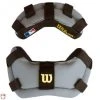 Wilson Umpire Gear Wilson MLB Wrap Around Umpire Mask Replacement Pads - Black And Grey