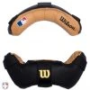 Wilson Umpire Gear Wilson MLB Two Tone Umpire Mask Replacement Pads - Black And Tan