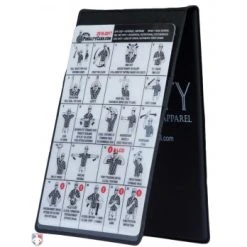 Smitty Umpire "Flip" Style 5" Umpire Lineup Card Holder / Game Card Referee Wallet -smitty shop ACS 502 FLIP STYLE 5 UMPIRE LINEUP CARD HOLDER GAME CARD REFEREE WALLET STANDING WITH WHITE CARD