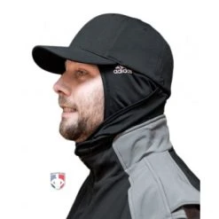 Adidas Alphaskin 2 Cold Weather Hood -smitty shop AD HOOD Adidas Alphaskin 2 Cold Weather Hood Baseball Side Half Up