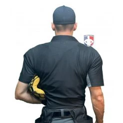 Wilson Umpire Gear Wilson MLB West Vest Pro Gold 2 Air Management Umpire Chest Protector -smitty shop B7204 Wilson MLB West Vest Pro Gold 2 Air Management Umpire Chest Protector worn back shirt