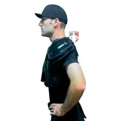 Wilson Umpire Gear Wilson MLB West Vest Pro Gold 2 Air Management Umpire Chest Protector -smitty shop B7204 Wilson MLB West Vest Pro Gold 2 Air Management Umpire Chest Protector worn side