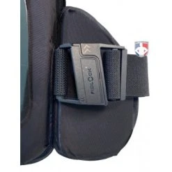 Wilson Umpire Gear Wilson MLB West Vest Pro Gold 2 Air Management Umpire Chest Protector -smitty shop B7204 Wilson MLB West Vest Pro Gold 2 Memory Foam Chest Protector fidlock buckle closed