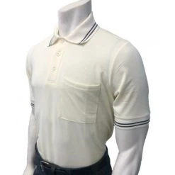 Smitty Umpire Smitty Short Sleeve Body Flex Umpire Shirt - Cream