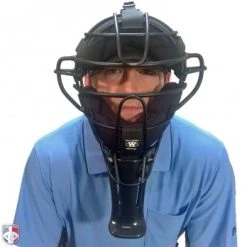 Champro Umpire Gear Champro Vented 6 1/2" Umpire Throat Guard -smitty shop CM TG 65 Worn Front
