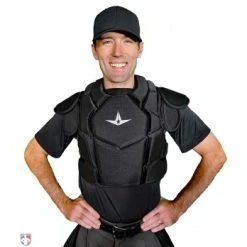 ALL-STAR Umpire Gear All-Star Internal Shell Umpire Chest Protector -smitty shop CPU26 All Star Internal Shell Umpire Chest Protector Worn Front View
