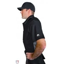 ALL-STAR Umpire Gear All-Star Internal Shell Umpire Chest Protector -smitty shop CPU26 All Star Internal Shell Umpire Chest Protector Worn Side View with Shirt