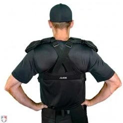 ALL-STAR Umpire Gear All-Star Cobalt Umpire Chest Protector 13 ALL-STAR Umpire Gear All-Star Cobalt Umpire Chest Protector -smitty shop CPU5000 All Star Cobalt Umpire Chest Protector Worn Back View 1