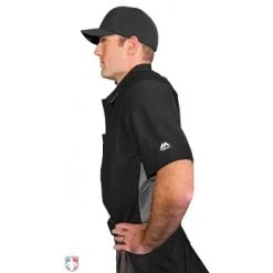 ALL-STAR Umpire Gear All-Star Cobalt Umpire Chest Protector 19 ALL-STAR Umpire Gear All-Star Cobalt Umpire Chest Protector -smitty shop CPU5000 All Star Cobalt Umpire Chest Protector Worn Side View with Shirt