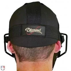 Diamond Umpire Gear Diamond IX3 Aluminum Umpire Mask With Quik-Dry -smitty shop DFM UMP Diamond iX3 Aluminum Umpire Mask with Quik Dry Worn Back Harness View