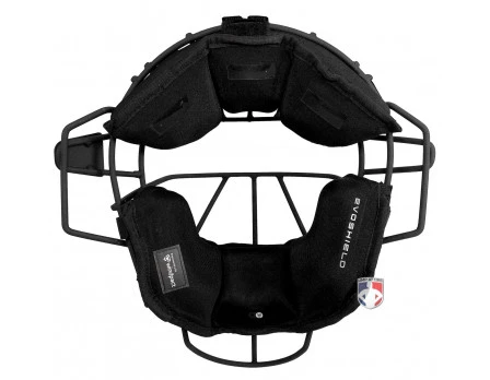 EvoShield MLB Black Pro-SRZ Windpact Catcher Mask 5 EvoShield MLB Black Pro-SRZ Windpact Catcher Mask - Image 5