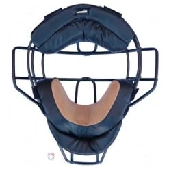 Force3 Umpire Gear Force3 Silver Defender Umpire Mask With Black -smitty shop F3 BK BK Inside Tan pads 1