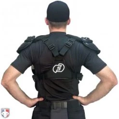 Force3 Umpire Gear Force3 V3 Ultimate Umpire Chest Protector With Dupont™ Kevlar® -smitty shop F3 CPv3 Worn Back
