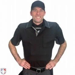 Force3 Umpire Gear Force3 V3 Ultimate Umpire Chest Protector With Dupont™ Kevlar® -smitty shop F3 CPv3 Worn Front Shirt new logo