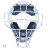 Force3 Umpire Gear Force3 Silver Defender Umpire Mask With Black