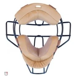 Force3 Umpire Gear Force3 Defender V2 Umpire Mask Replacement Pads - Tan -smitty shop F3 DEF BK TN FORCE3 DEFENDER UMPIRE MASK WITH TAN BACK 1