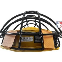 Force3 Umpire Gear Force3 Defender Umpire Mask With Tan -smitty shop F3 DEF BK TN Force3 Defender Umpire Mask with Tan flat top