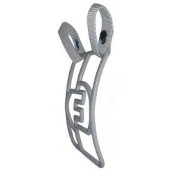 Force3 Umpire Gear Force3 Defender Umpire Throat Guard -smitty shop F3 DMTG SV Force3 Defender Umpire Throat Guard Silver Side View