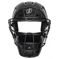 Force3 Umpire Gear Force3 Black Defender Hockey Style Umpire Helmet