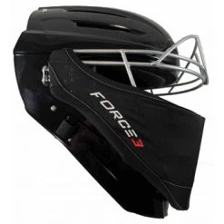 Force3 Umpire Gear Force3 Cloth Mask For Umpire Masks & Helmets -smitty shop F3 PPE HSM Force3 PPE HSM Worn Side View