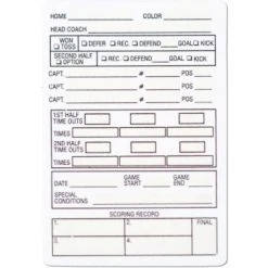 Smitty Officials Apparel Football Referee Information Cards