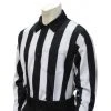 Smitty Officials Apparel Smitty 2" Stripe Heavyweight Interlock Long Sleeve Football Referee Shirt