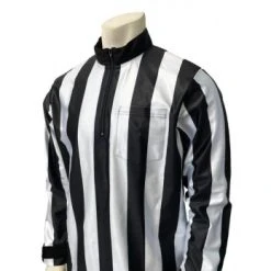 Smitty Officials Apparel Smitty 2" Stripe "Hybrid" Cold Weather Football Referee Shirt
