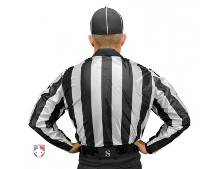 Smitty Officials Apparel Smitty 2" Stripe Water Resistant Football Referee Shirt 2 Smitty Officials Apparel Smitty 2" Stripe Water Resistant Football Referee Shirt - Image 2