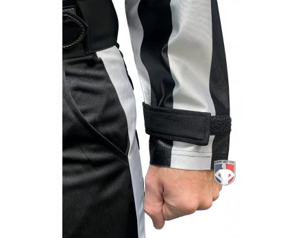 Smitty Officials Apparel Smitty 2 1/4" Stripe Water Resistant Football Referee Shirt 4 Smitty Officials Apparel Smitty 2 1/4" Stripe Water Resistant Football Referee Shirt - Image 4