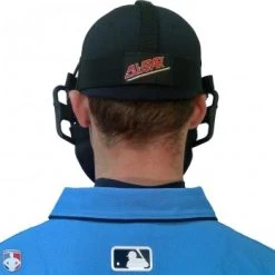 ALL-STAR Umpire Gear All-Star Black Magnesium Umpire Mask With Black LUC 14 ALL-STAR Umpire Gear All-Star Black Magnesium Umpire Mask With Black LUC -smitty shop FM4000 MAG UMP BK BK Worn Back