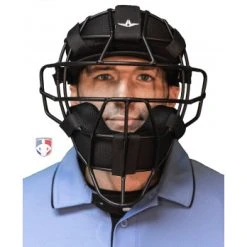 ALL-STAR Umpire Gear All-Star Matte Black System 7 Steel Umpire Mask With UltraCool -smitty shop FM4000 MBK All Star Matte Black System 7 Steel Umpire Mask with UltraCool