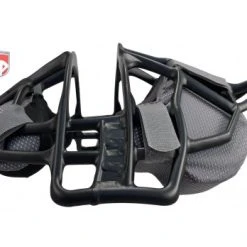 ALL-STAR Umpire Gear All-Star Black Magnesium Umpire Mask With Grey LUC -smitty shop FM4000MAG UMP BK GY All Star Black Magnesium Umpire Mask with Grey LUC side flat