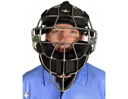 ALL-STAR Umpire Gear All-Star Silver Magnesium Umpire Mask With Black LUC 5 ALL-STAR Umpire Gear All-Star Silver Magnesium Umpire Mask With Black LUC - Image 5