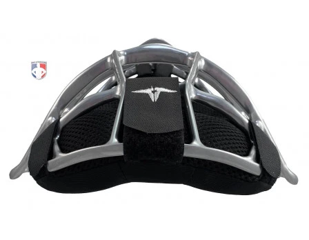 ALL-STAR Umpire Gear All-Star Silver Magnesium Umpire Mask With Black LUC 4 ALL-STAR Umpire Gear All-Star Silver Magnesium Umpire Mask With Black LUC - Image 4