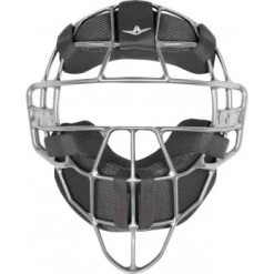 ALL-STAR Umpire Gear All-Star Silver Magnesium Umpire Mask With Black LUC