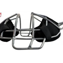 ALL-STAR Umpire Gear All-Star Silver System 7 Steel Umpire Mask With UltraCool -smitty shop FM4000UMP All Star Silver System 7 Steel Umpire Mask with UltraCool side flat