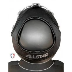 ALL-STAR Umpire Gear All-Star Delta Flex Umpire Mask Replacement Harness -smitty shop FMHPRO SBK All Star Delta Flex Umpire Mask Replacement Harness birdseye with skull cap