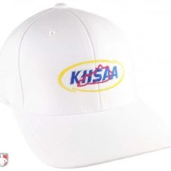 KHSAA Embroidered Smitty Performance Flex Fit White Referee Cap