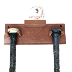 MWCSPORTS Baseball Bat Rack Display Holder Wall Mount Full Size 2 Bats 1 Ball 7 MWCSPORTS Baseball Bat Rack Display Holder Wall Mount Full Size 2 Bats 1 Ball -smitty shop IMG 1440 32359.1601222480