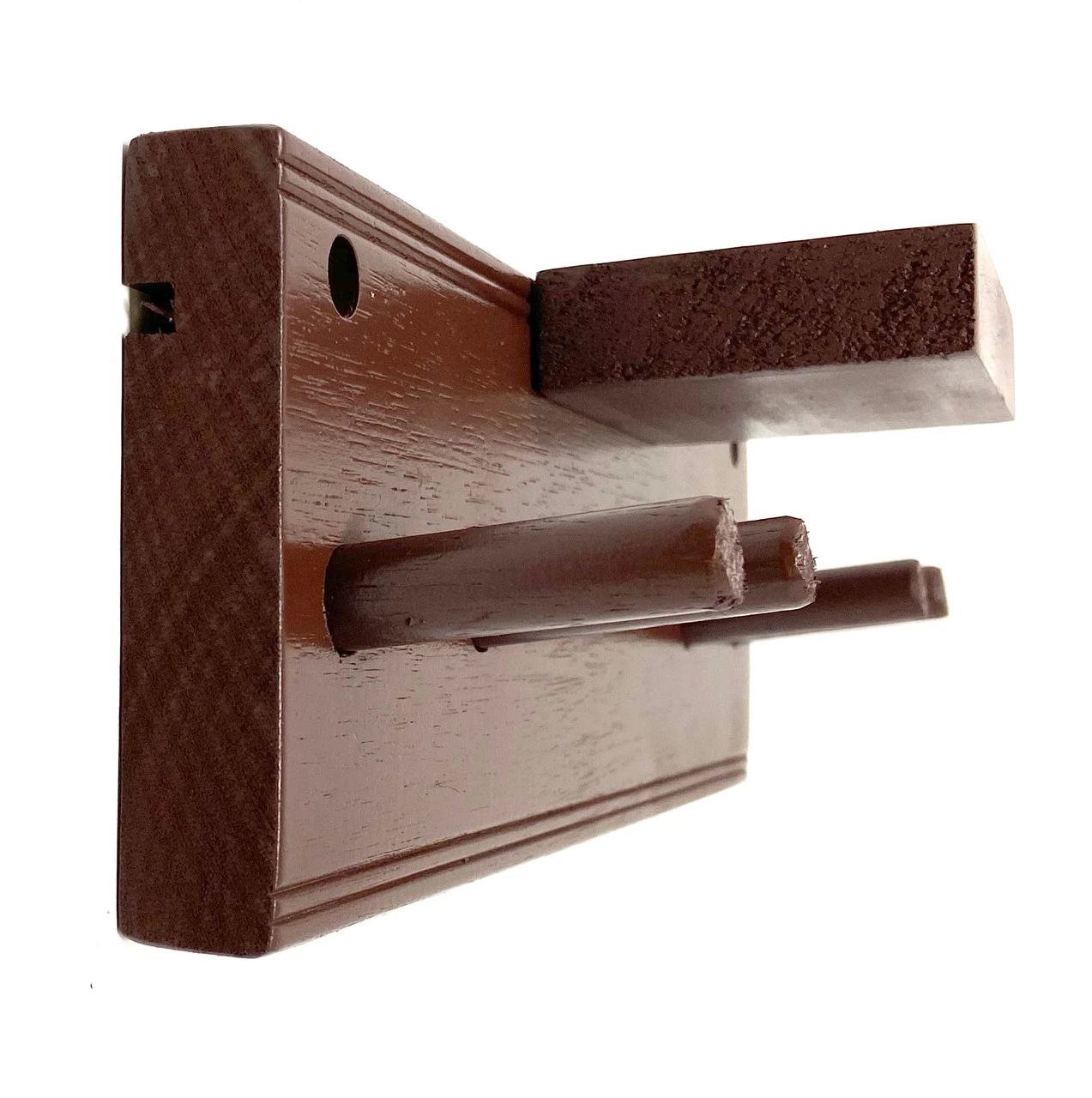 MWCSPORTS Baseball Bat Rack Display Holder Wall Mount Full Size 2 Bats 1 Ball 2 MWCSPORTS Baseball Bat Rack Display Holder Wall Mount Full Size 2 Bats 1 Ball - Image 2