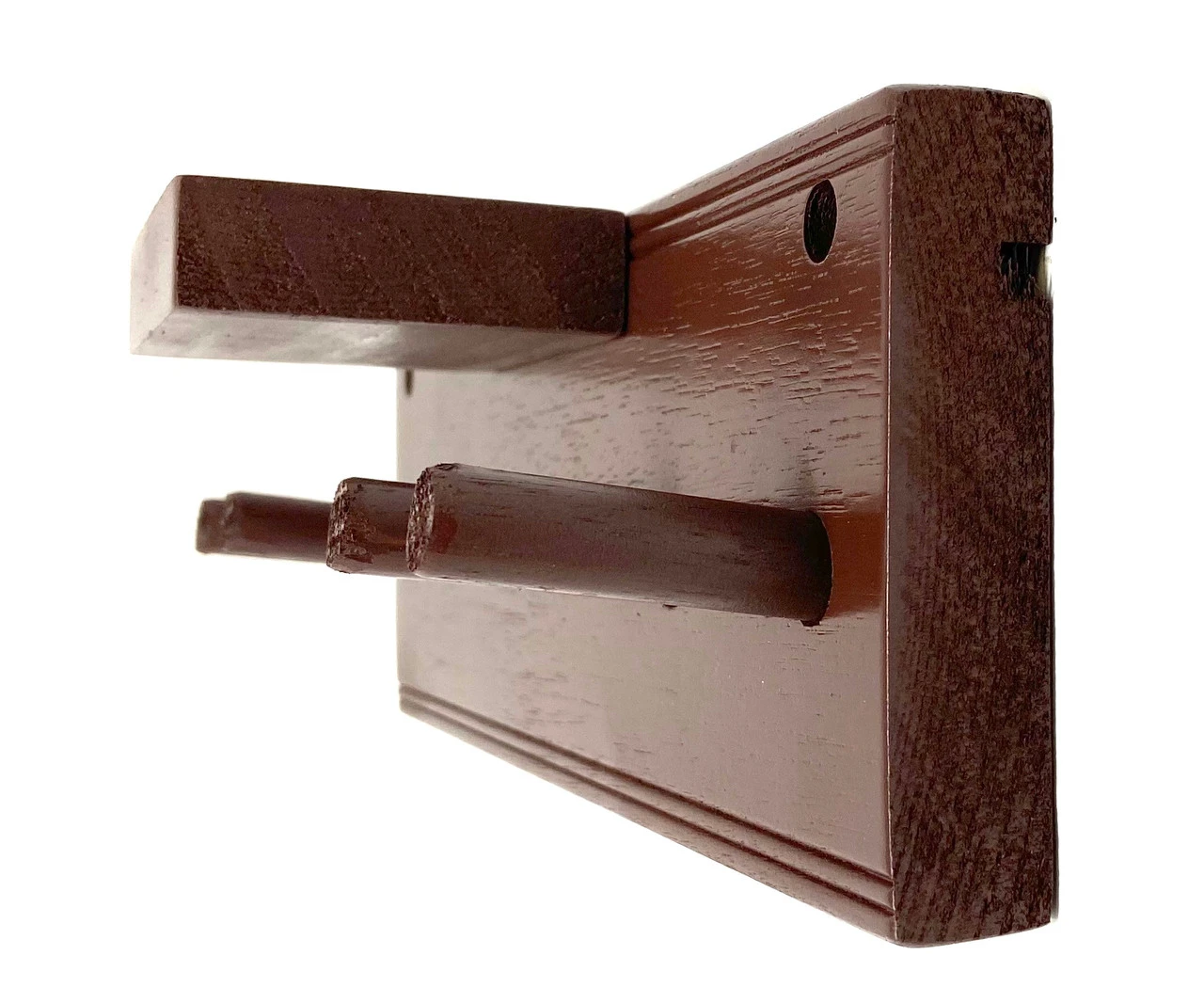 MWCSPORTS Baseball Bat Rack Display Holder Wall Mount Full Size 2 Bats 1 Ball 3 MWCSPORTS Baseball Bat Rack Display Holder Wall Mount Full Size 2 Bats 1 Ball - Image 3