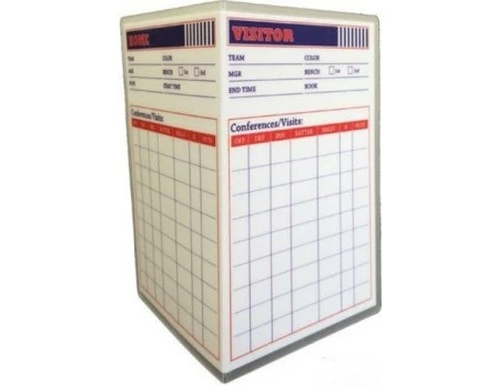 Refsmart Products RefSmart Rewritable Umpire Mound Trips And Information Card 1 Refsmart Products RefSmart Rewritable Umpire Mound Trips And Information Card